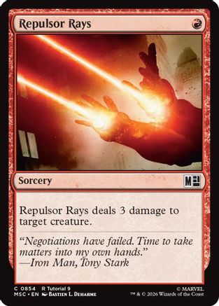 Repulsor Rays (854) - Commander: Marvel Super Heroes