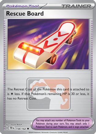 Rescue Board (League Promo) (159) Reverse Holofoil - League & Championship Cards