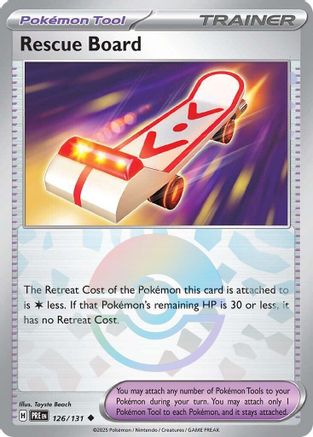Rescue Board (Poke Ball Pattern) (126) Reverse Holofoil - Prismatic Evolutions