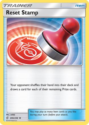 Reset Stamp (206) Reverse Holofoil - Unified Minds