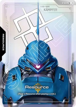 Resource (C+) (R-022) Holofoil - Steel Requiem