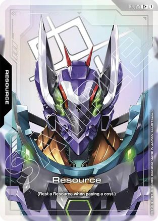 Resource (C+) (R-025) Holofoil - Steel Requiem