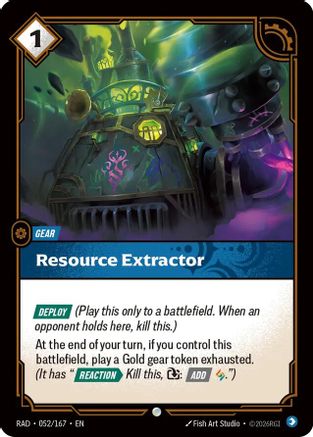 Resource Extractor (052) Foil - Radiance