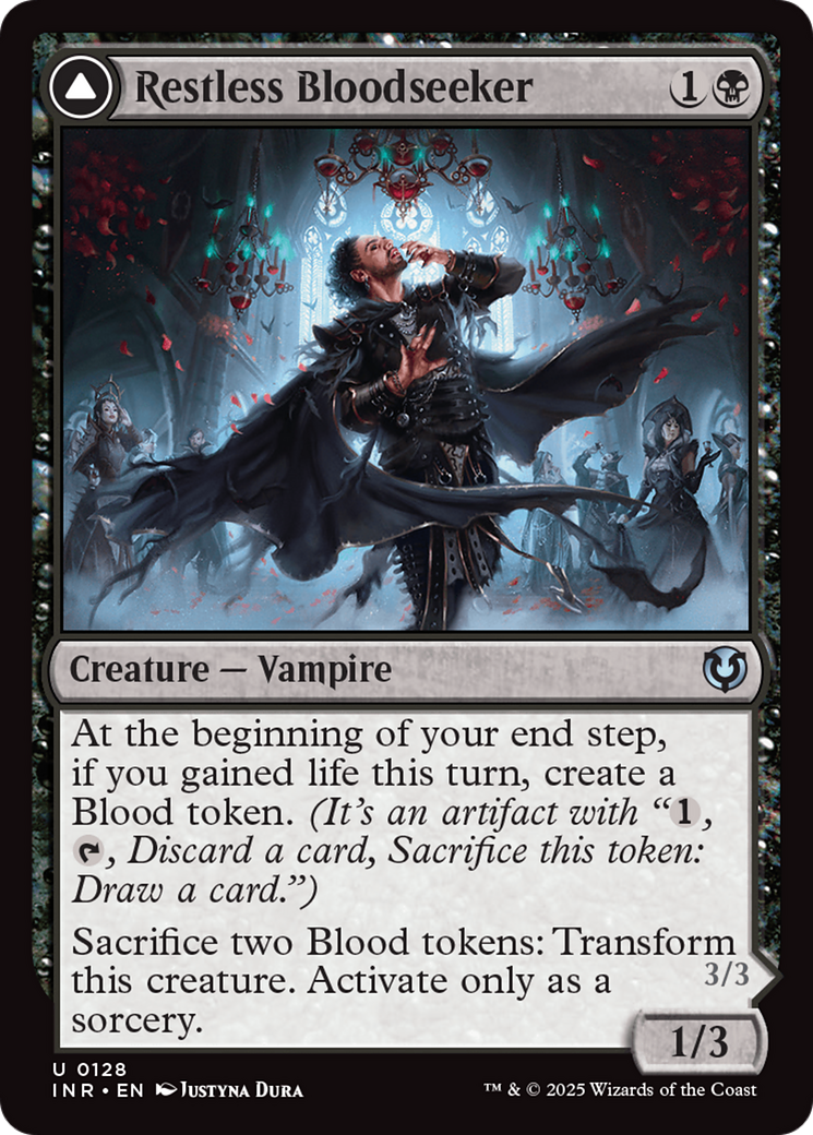Restless Bloodseeker // Bloodsoaked Reveler (128) - Innistrad Remastered