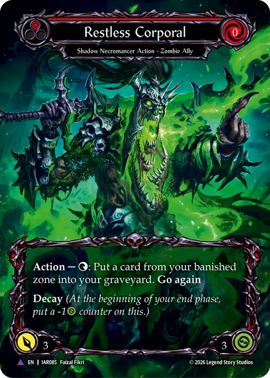 Restless Corporal (Marvel) (IAR085) Cold Foil - Usurp the Shadow Throne