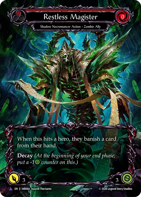 Restless Magister (Marvel) (IAR064) Cold Foil - Usurp the Shadow Throne