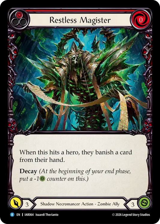 Restless Magister (Red) (IAR064) - Usurp the Shadow Throne