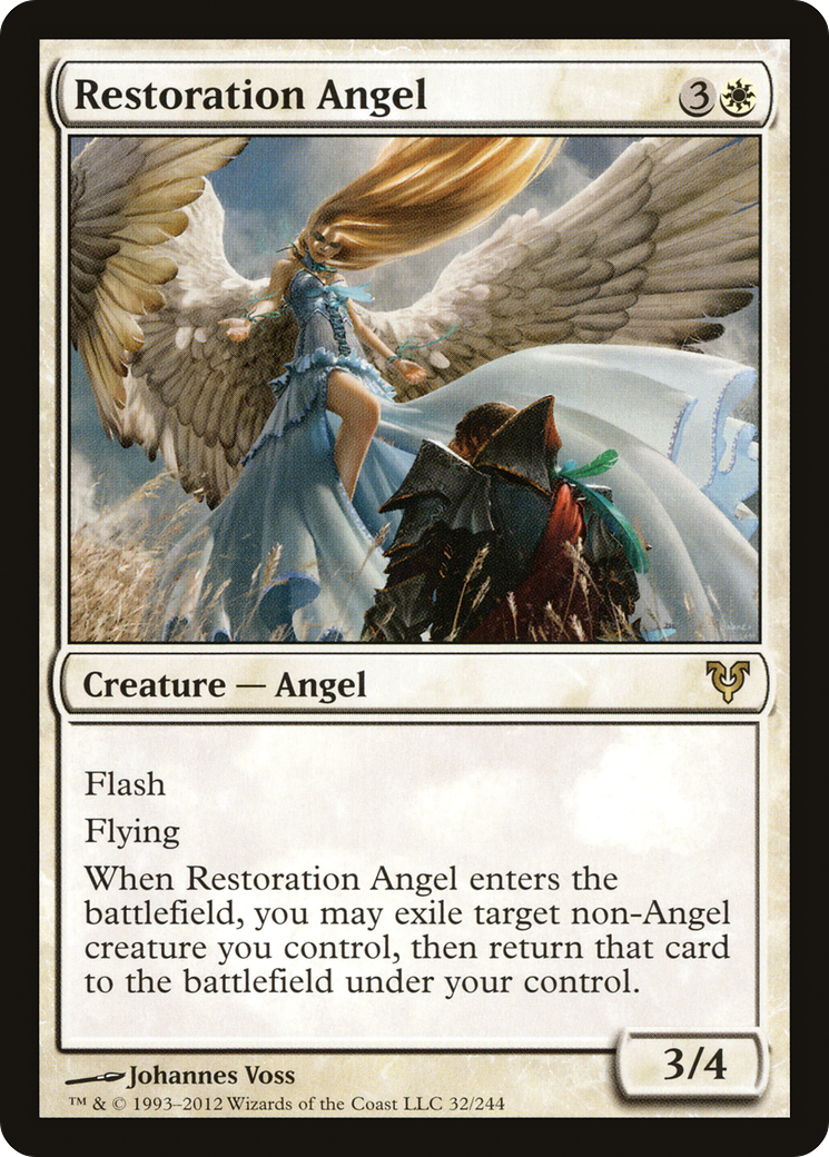 Restoration Angel (032) Foil - Avacyn Restored