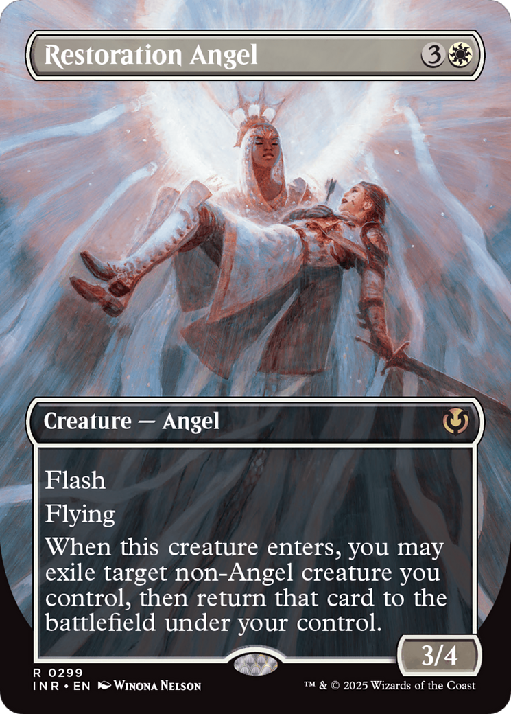 Restoration Angel (Borderless) (299) Foil - Innistrad Remastered
