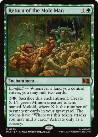 Return of the Mole Man (729) Foil - Commander: Marvel Super Heroes