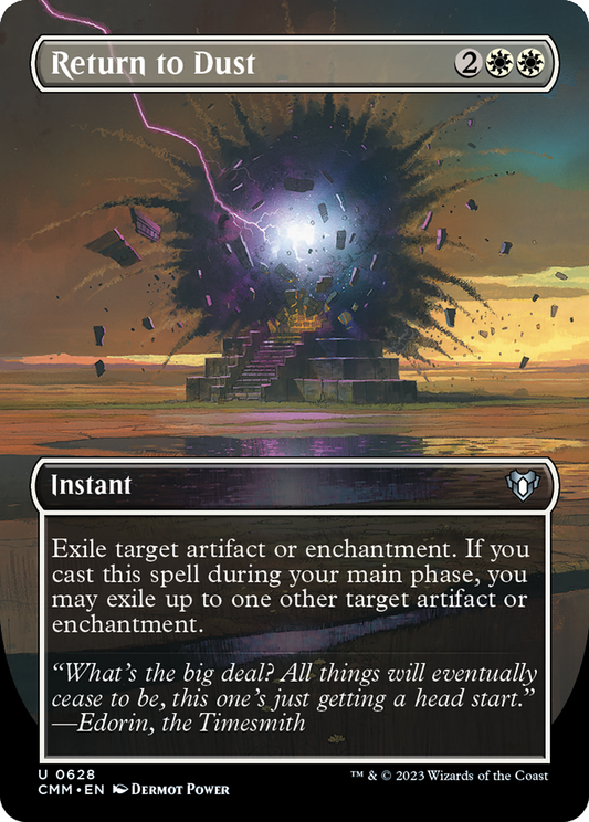 Return to Dust (Borderless) (628) - Commander Masters