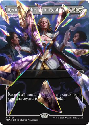 Return to the Light Realms (Borderless) (451) Facet Foil - Reality Fracture