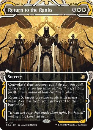 Return to the Ranks (011) Foil - Secrets of Strixhaven: Mystical Archive