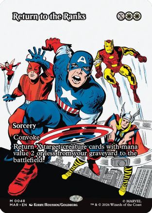 Return to the Ranks (048) Foil - Marvel Universe