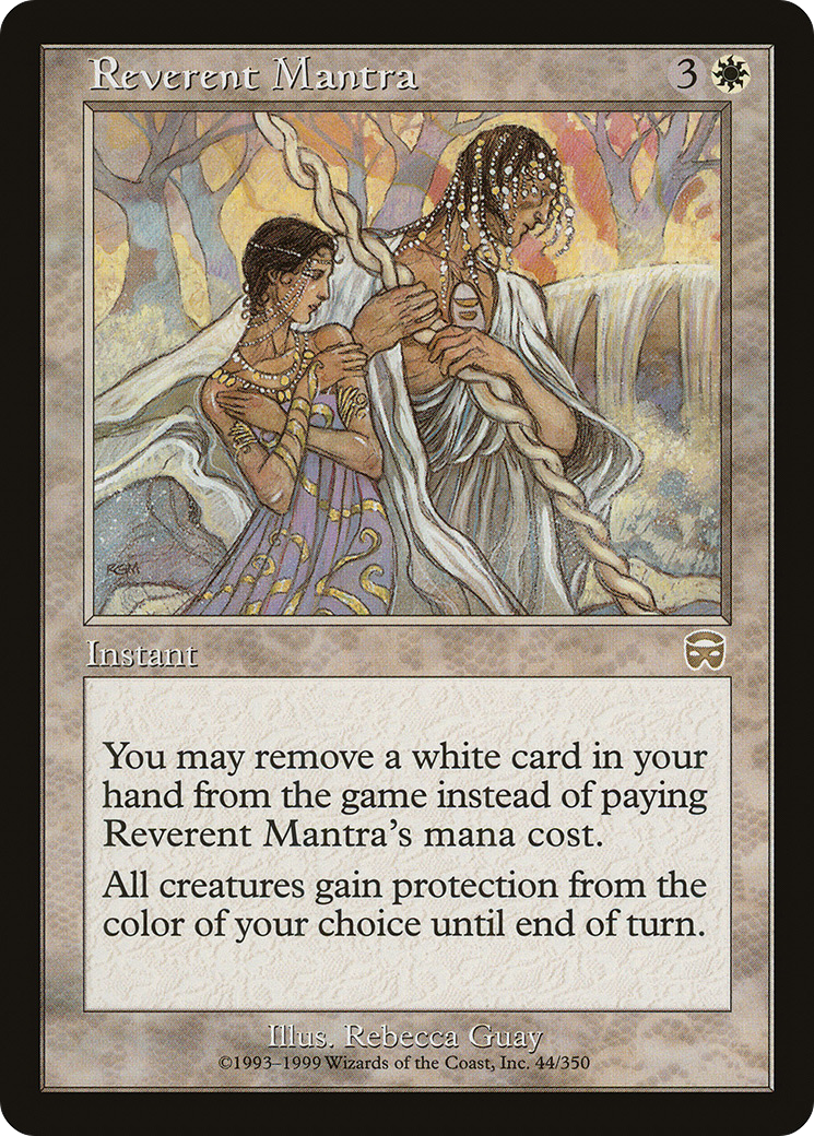 Reverent Mantra (044) Foil - Mercadian Masques