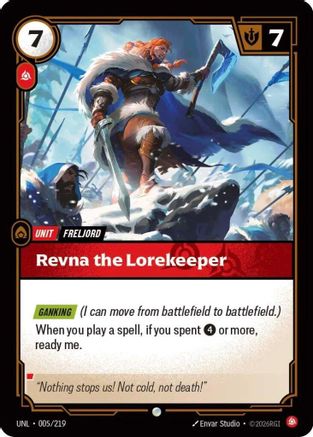 Revna the Lorekeeper (005) - Unleashed