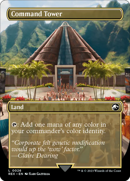 Command Tower (Borderless) (026) - Jurassic World Collection