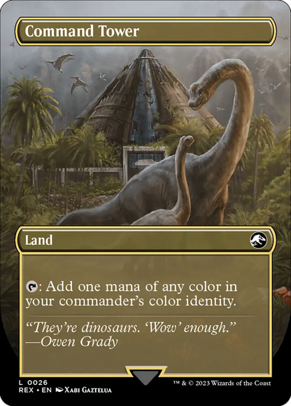 Command Tower (Borderless) (026) - Jurassic World Collection