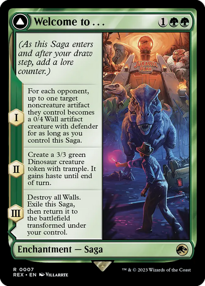 Welcome to . . . // Jurassic Park (007) Foil - Jurassic World Collection