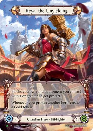 Reya, the Unyielding (Marvel) (SMP005) Cold Foil - Flesh and Blood: Promo Cards