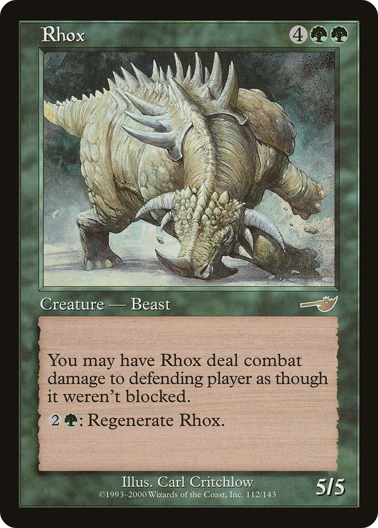Rhox (112) Foil - Nemesis