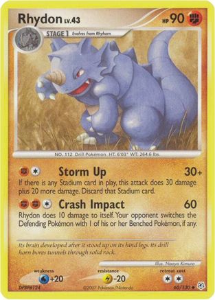 Rhydon (60) Reverse Holofoil - Diamond & Pearl