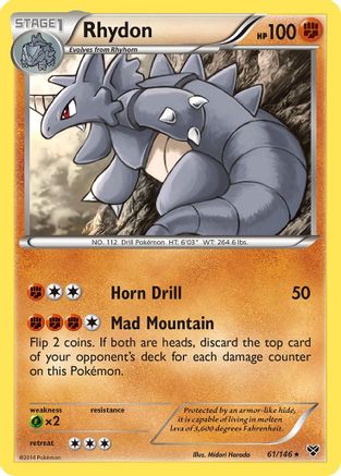 Rhydon (61) - XY Base Set