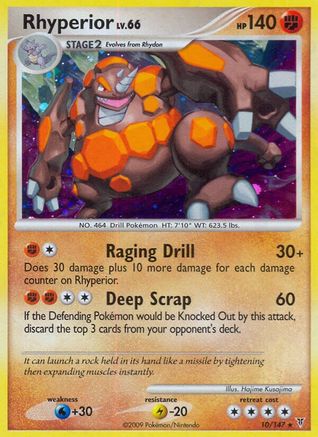 Rhyperior (10) Reverse Holofoil - Supreme Victors