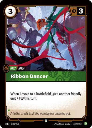 Ribbon Dancer (038) Foil - Spiritforged