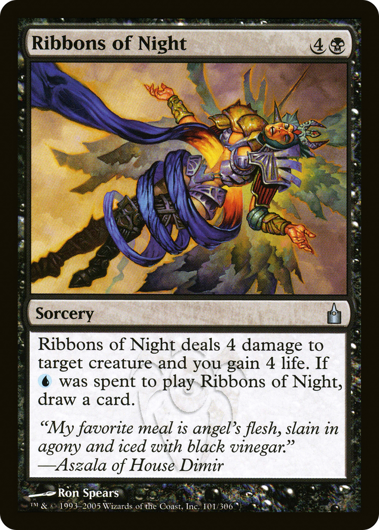 Ribbons of Night (101) Foil - Ravnica: City of Guilds