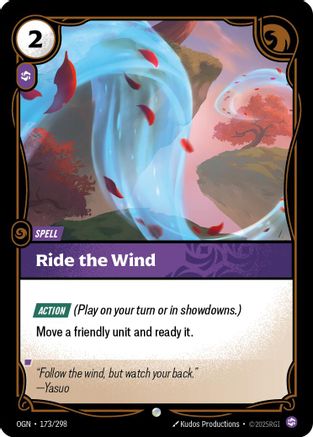 Ride The Wind (173) Foil - Origins