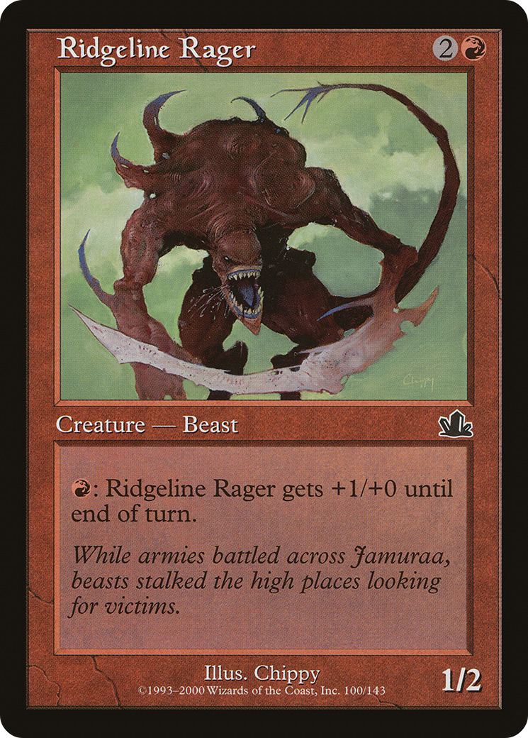 Ridgeline Rager (100) Foil - Prophecy