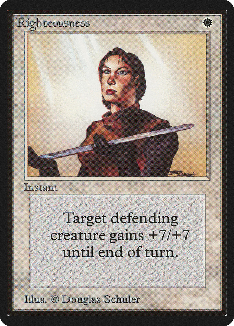 Righteousness - Limited Edition Beta