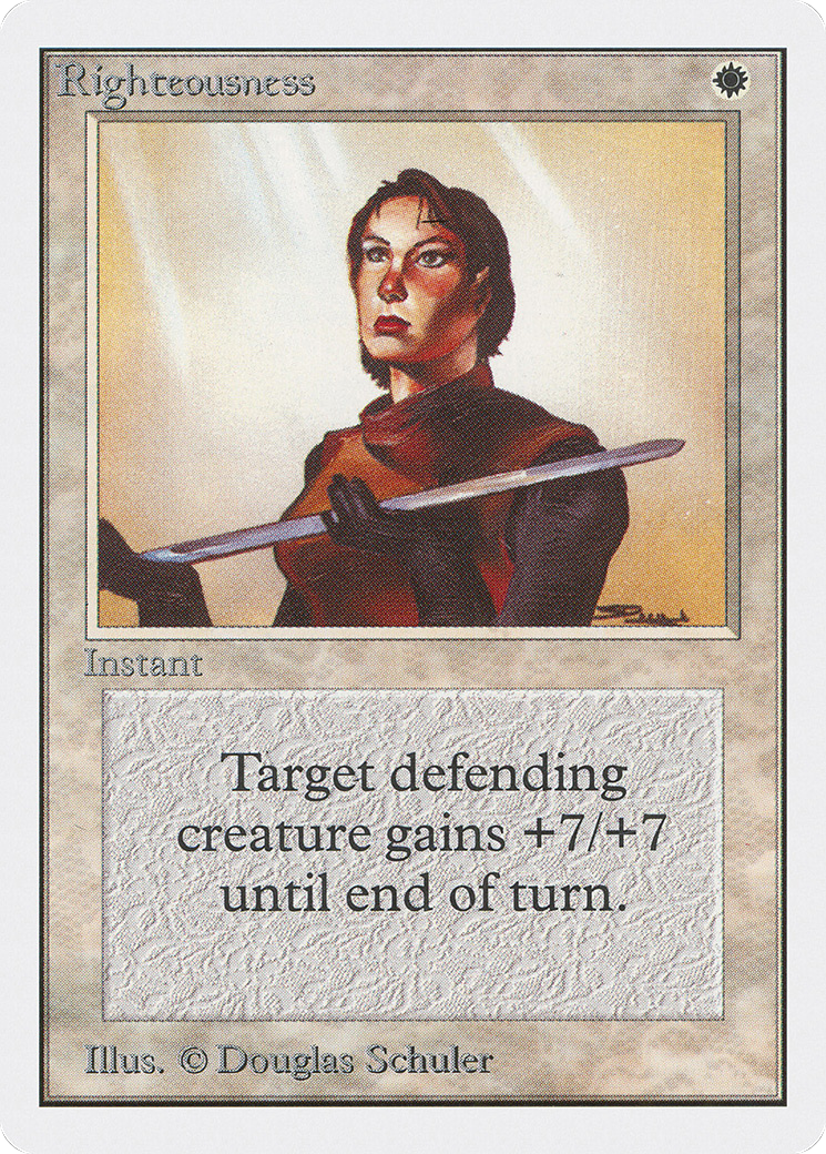 Righteousness - Unlimited Edition