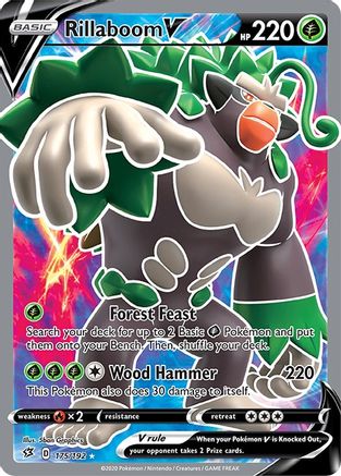 Rillaboom V (Full Art) (175) Holofoil - Rebel Clash