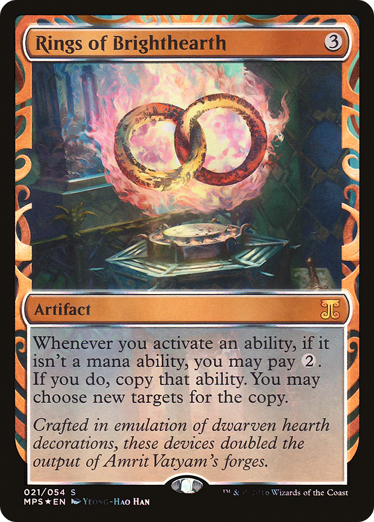Rings of Brighthearth (021) Foil - Kaladesh Inventions