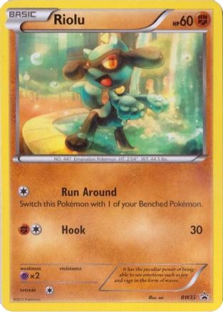 Riolu (BW33) - Black Star Promos