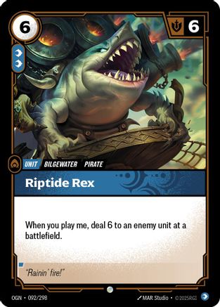 Riptide Rex (092) - Origins