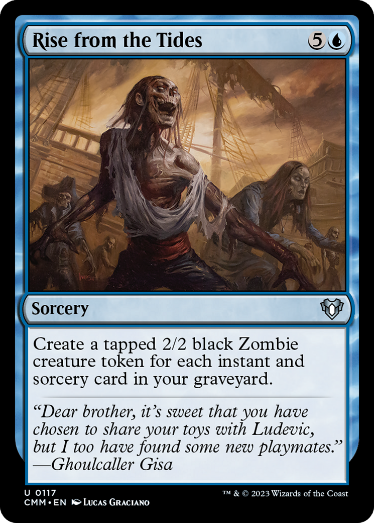 Rise from the Tides (117) Foil - Commander Masters
