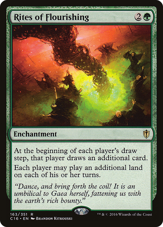 Rites of Flourishing (163) - Commander 2016
