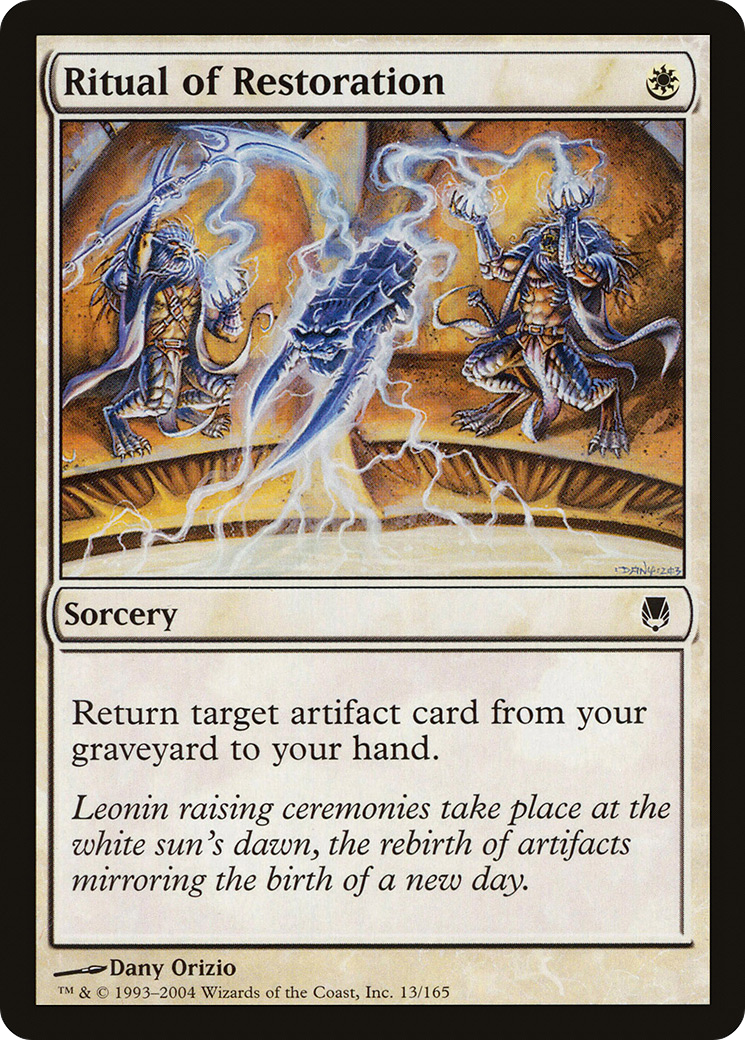 Ritual of Restoration (013) Foil - Darksteel