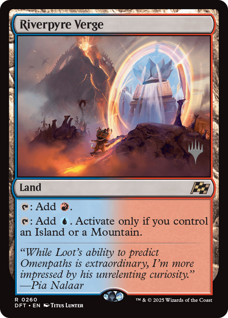 Riverpyre Verge (Promo Pack) (260) Foil - Aetherdrift