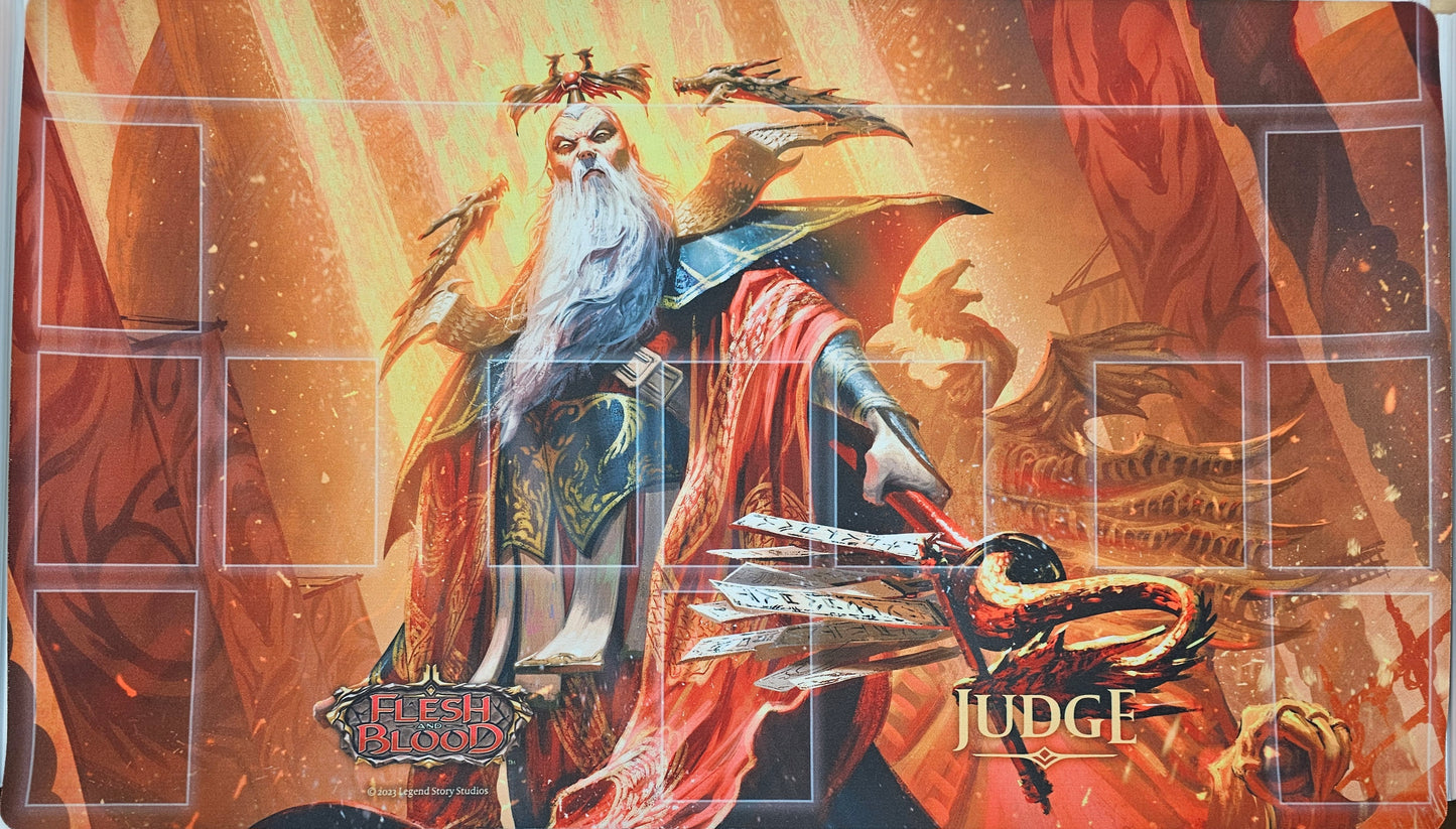 Flesh and Blood Playmat Taipanis, Dracai of Judgement