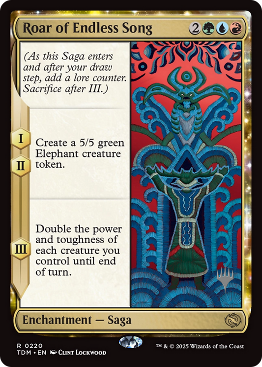 Roar of Endless Song (Promo Pack) (220) - Tarkir: Dragonstorm