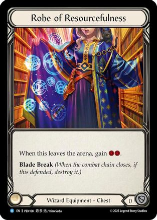 Robe Of Resourcefulness (PEN108) Cold Foil - Compendium of Rathe