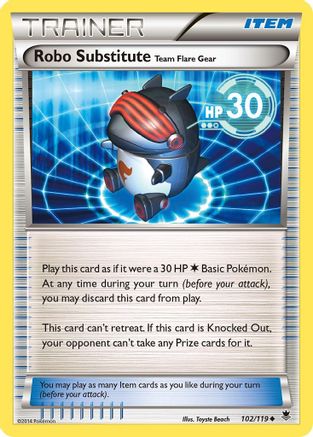 Robo Substitute (102) Reverse Holofoil - Phantom Forces