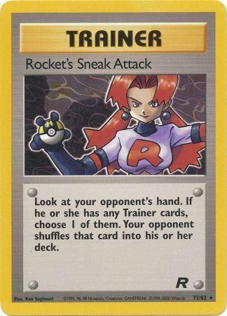 Rocket's Sneak Attack (72) (Unlimited) - Team Rocket