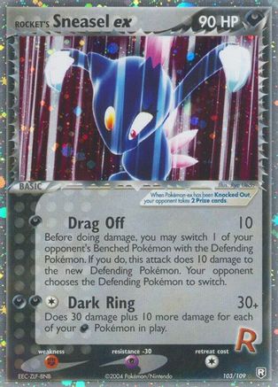 Rocket's Sneasel ex (103) Holofoil - Team Rocket Returns