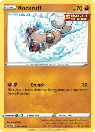 Rockruff (86) - Chilling Reign