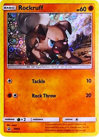 Rockruff (General Mills Promo) (SM06) Holofoil - Miscellaneous Cards & Products